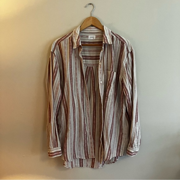 Community Button Up Baggy Shirt - Picture 7 of 7